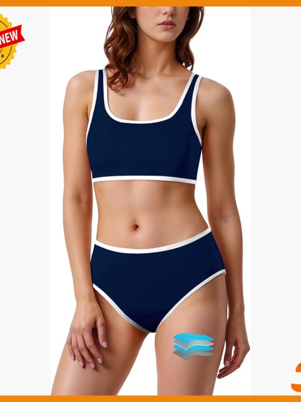 Period Swimwear Bikini Set Leakproof Upf50+ Quick-Dry Teen Women
